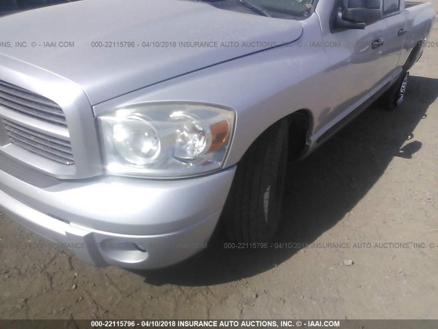 3D7KR28C07G710603 - 2007 DODGE RAM 2500 ST/SLT SILVER photo 6