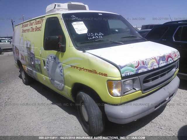 1FTEE1423VHA57908 - 1997 FORD ECONOLINE E150 VAN WHITE photo 1