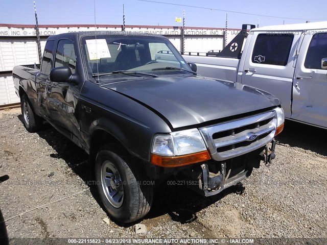 1FTYR14X0XPB63870 - 1999 FORD RANGER SUPER CAB GRAY photo 1