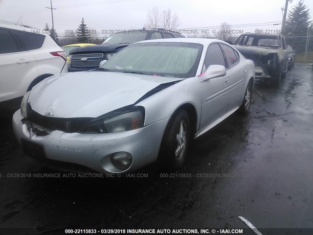 2G2WP522741316818 - 2004 PONTIAC GRAND PRIX GT SILVER photo 2