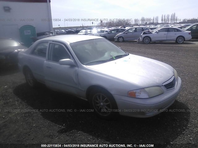 1YVGF22C225277054 - 2002 MAZDA 626 LX SILVER photo 1