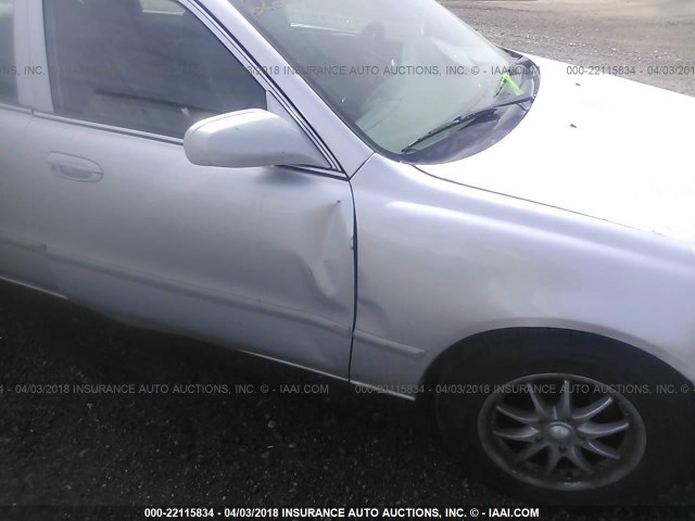 1YVGF22C225277054 - 2002 MAZDA 626 LX SILVER photo 6