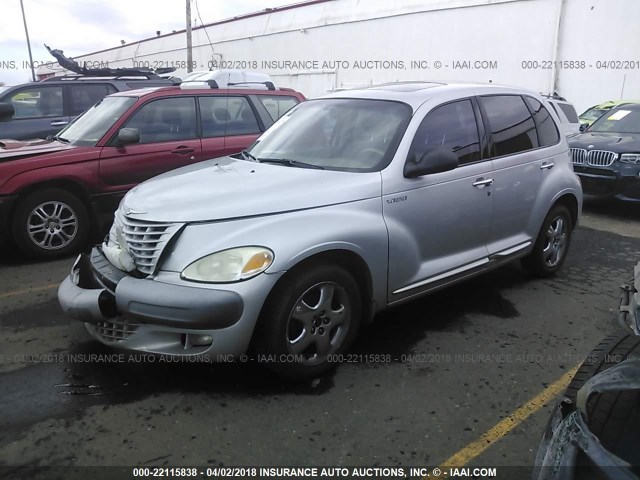 3C8FY4BB21T553731 - 2001 CHRYSLER PT CRUISER SILVER photo 2