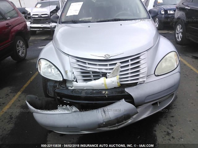 3C8FY4BB21T553731 - 2001 CHRYSLER PT CRUISER SILVER photo 6