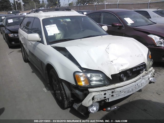 4S3BH895437659662 - 2003 SUBARU LEGACY OUTBACK H6 3.0 SPECIAL WHITE photo 1