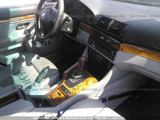 WBADT434X2GZ99443 - 2002 BMW 525 I AUTOMATIC BLUE photo 5