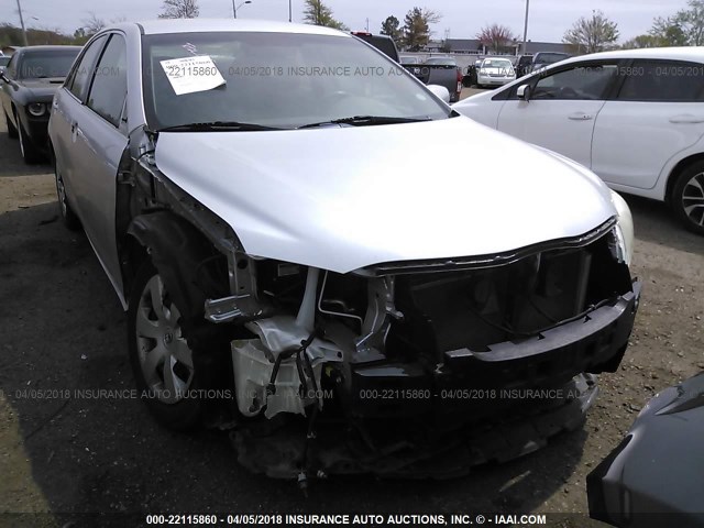 4T1BE46K28U755273 - 2008 TOYOTA CAMRY CE/LE/XLE/SE SILVER photo 6