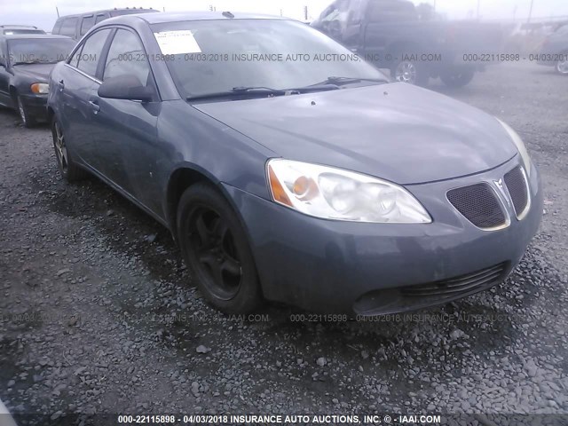1G2ZG57B894207625 - 2009 PONTIAC G6 GRAY photo 1