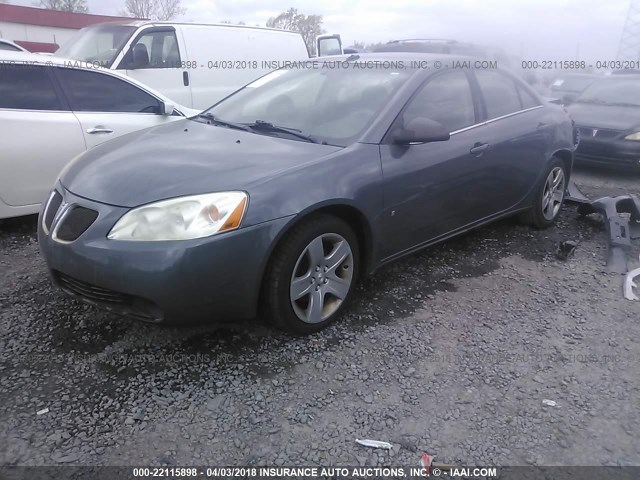 1G2ZG57B894207625 - 2009 PONTIAC G6 GRAY photo 2