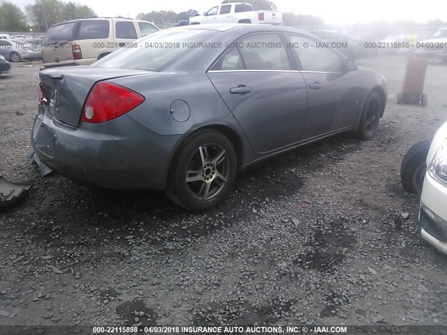 1G2ZG57B894207625 - 2009 PONTIAC G6 GRAY photo 4