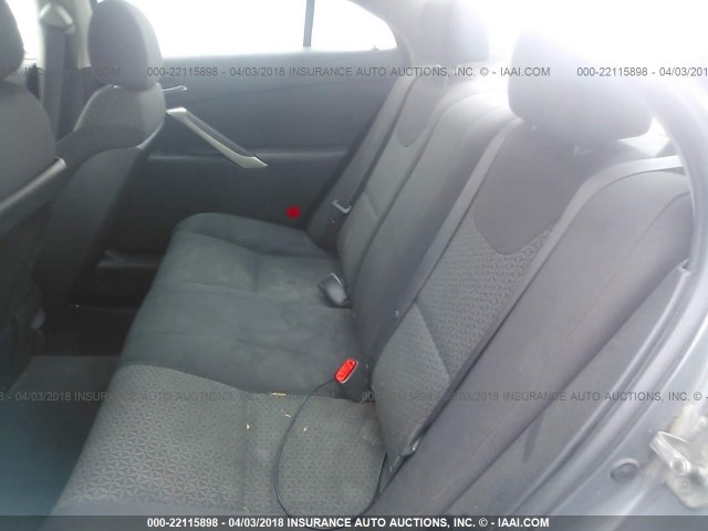 1G2ZG57B894207625 - 2009 PONTIAC G6 GRAY photo 8