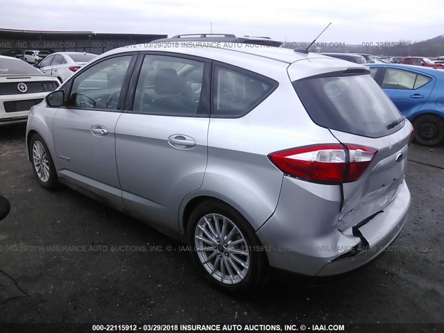 1FADP5AU5DL502637 - 2013 FORD C-MAX SE SILVER photo 3