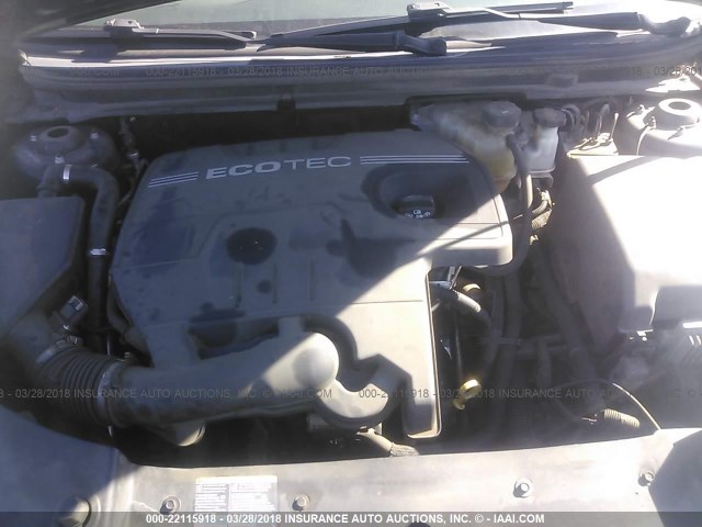 1G1ZH57B39F192098 - 2009 CHEVROLET MALIBU 1LT BLACK photo 10