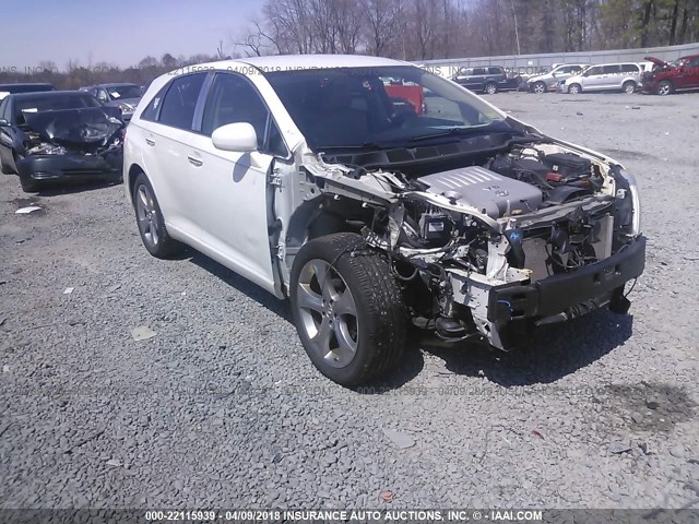 4T3BK11A39U015679 - 2009 TOYOTA VENZA WHITE photo 1