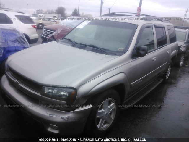 1GNET16S226103634 - 2002 CHEVROLET TRAILBLAZER EXT GRAY photo 2