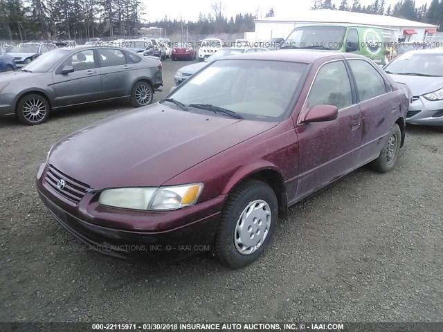 JT2BG22K5X0270777 - 1999 TOYOTA CAMRY LE/XLE MAROON photo 2