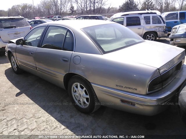 1G4CW54K614179591 - 2001 BUICK PARK AVENUE  Champagne photo 3