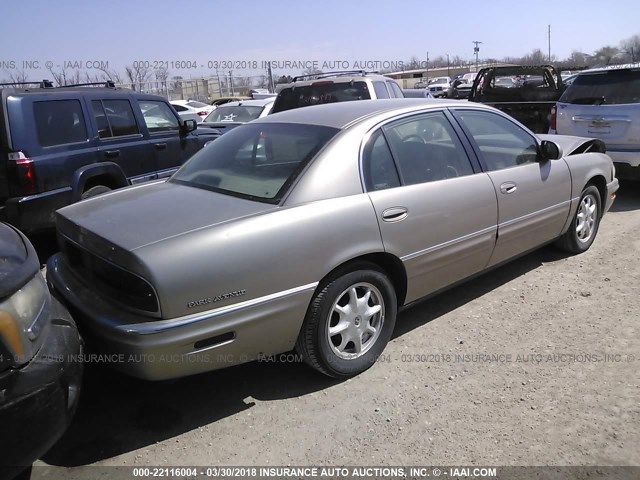 1G4CW54K614179591 - 2001 BUICK PARK AVENUE  Champagne photo 4