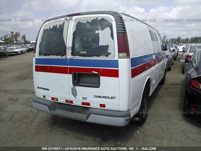 1GCFG25W4Y1185559 - 2000 CHEVROLET EXPRESS G2500  WHITE photo 4