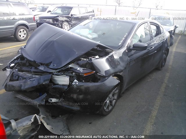 1C3CDFBB4ED706430 - 2014 DODGE DART SXT BLACK photo 2