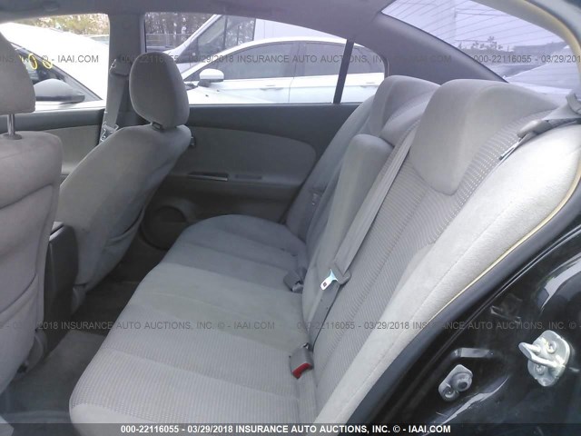 1N4AL11D86N331168 - 2006 NISSAN ALTIMA S/SL BLACK photo 8