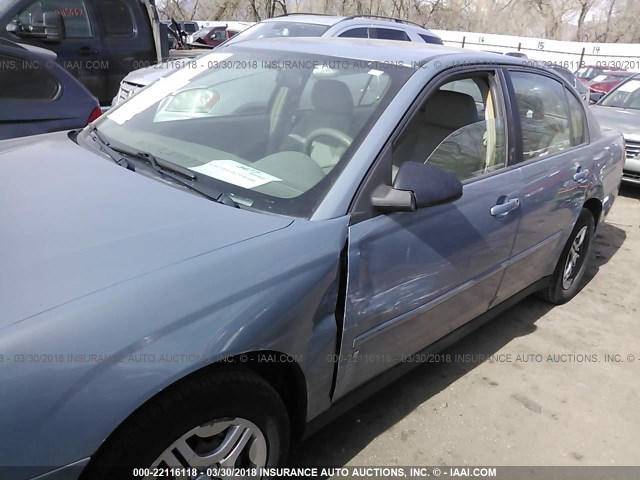 1G1ZS58F47F104157 - 2007 CHEVROLET MALIBU LS ღია ლურჯი ფოტო 6