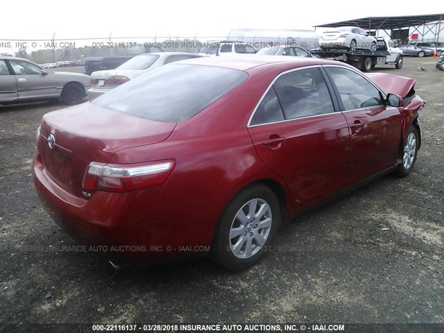 4T1BK46K29U088859 - 2009 TOYOTA CAMRY SE/LE/XLE 红色 照片 4