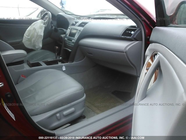 4T1BK46K29U088859 - 2009 TOYOTA CAMRY SE/LE/XLE 红色 照片 5
