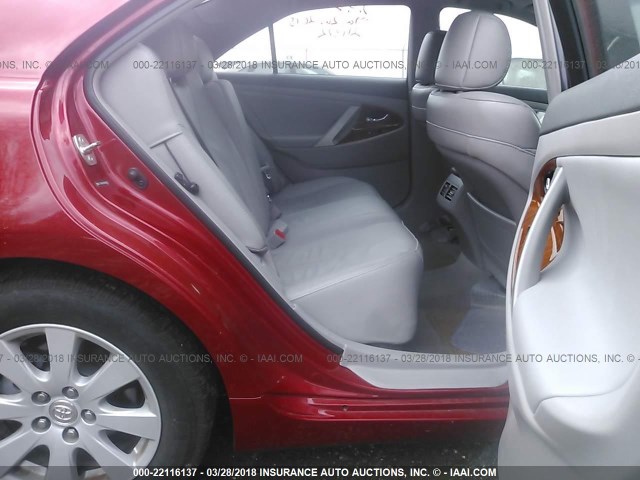 4T1BK46K29U088859 - 2009 TOYOTA CAMRY SE/LE/XLE 红色 照片 8