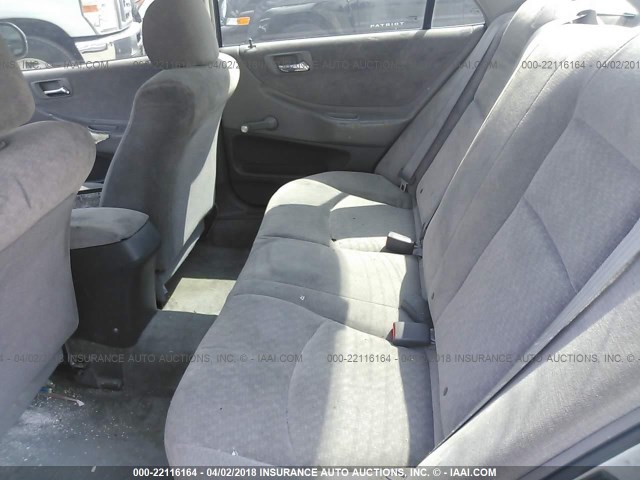 1HGCF86612A096144 - 2002 HONDA ACCORD VALUE SILVER photo 8