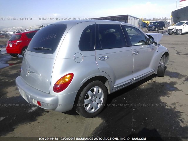 3C4FY58B04T244746 - 2004 CHRYSLER PT CRUISER TOURING SILVER photo 4