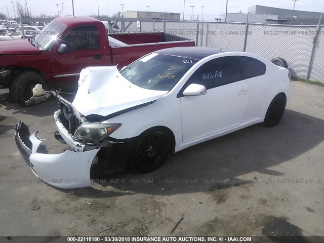 JTKDE177460121062 - 2006 TOYOTA SCION TC WHITE photo 2