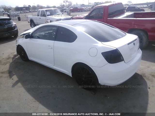 JTKDE177460121062 - 2006 TOYOTA SCION TC 白色 照片 3