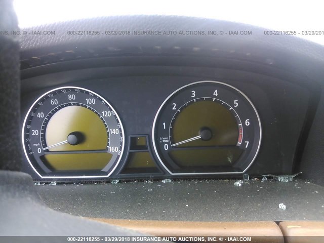 WBAHL83567DT10475 - 2007 BMW 750 I BLUE photo 7