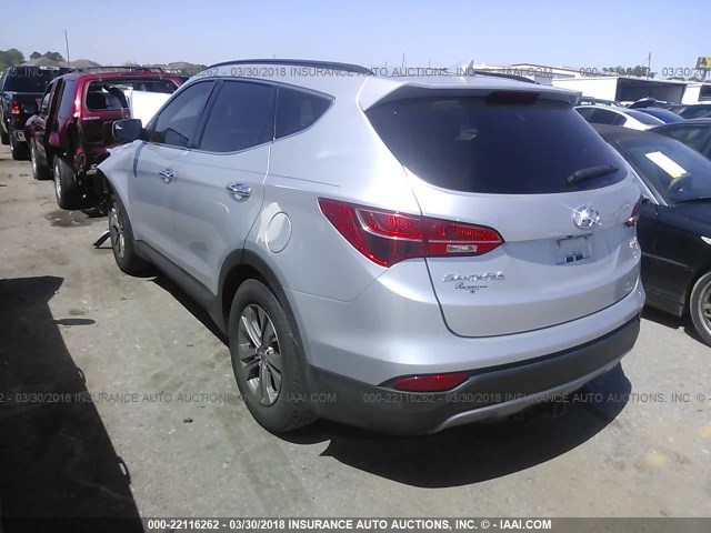 5XYZU3LB3GG311632 - 2016 HYUNDAI SANTA FE SPORT  SILVER photo 3