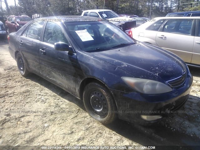 4T1BE32K03U258005 - 2003 TOYOTA CAMRY LE/XLE/SE BLACK photo 1
