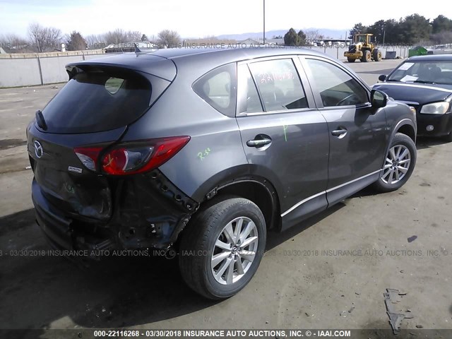 JM3KE4BY8G0848200 - 2016 MAZDA CX-5 SPORT GRAY photo 4