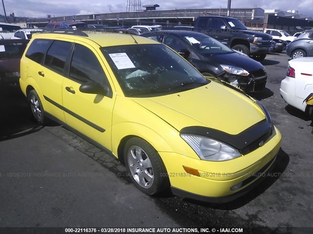 1FAFP36331W254122 - 2001 FORD FOCUS SE/SE COMFORT YELLOW photo 1