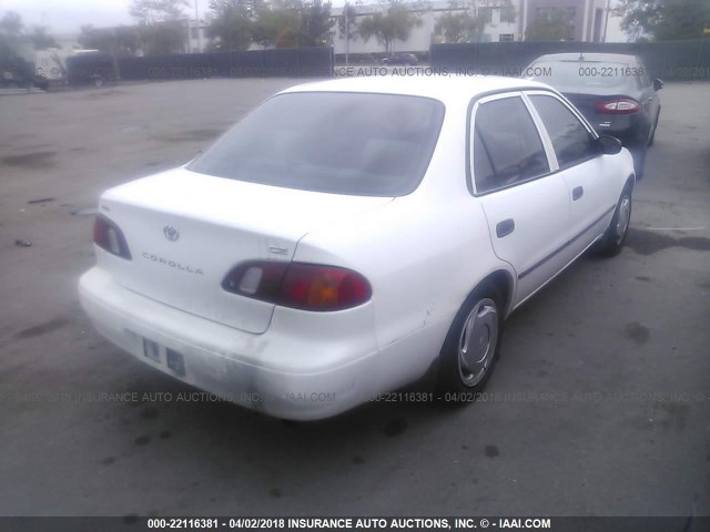 1NXBR18E0XZ171365 - 1999 TOYOTA COROLLA VE/CE/LE 白色 照片 4