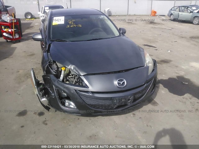 JM1BL1H58A1332849 - 2010 MAZDA 3 S SILVER photo 6