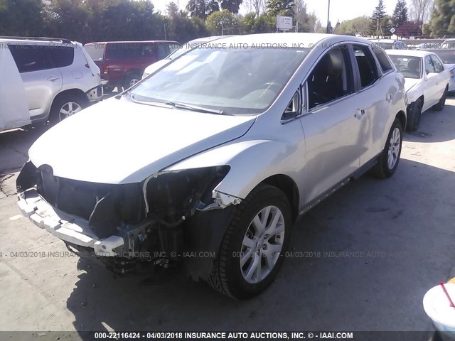 JM3ER29L880185003 - 2008 MAZDA CX-7 SILVER photo 2