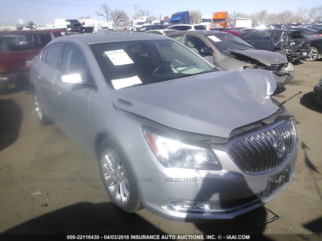 1G4GB5G36EF103106 - 2014 BUICK LACROSSE SILVER photo 1