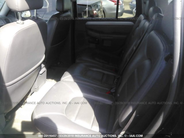 1FMDU73K53ZB05978 - 2003 FORD EXPLORER XLT/XLT SPORT/NBX BLACK photo 8