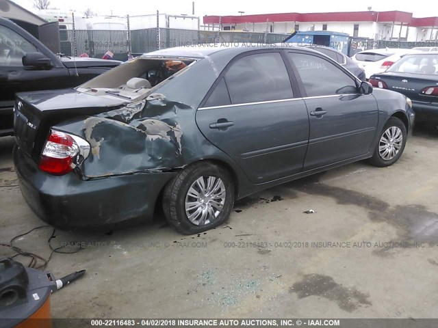 4T1BE32K42U568804 - 2002 TOYOTA CAMRY LE/XLE/SE TAN photo 4