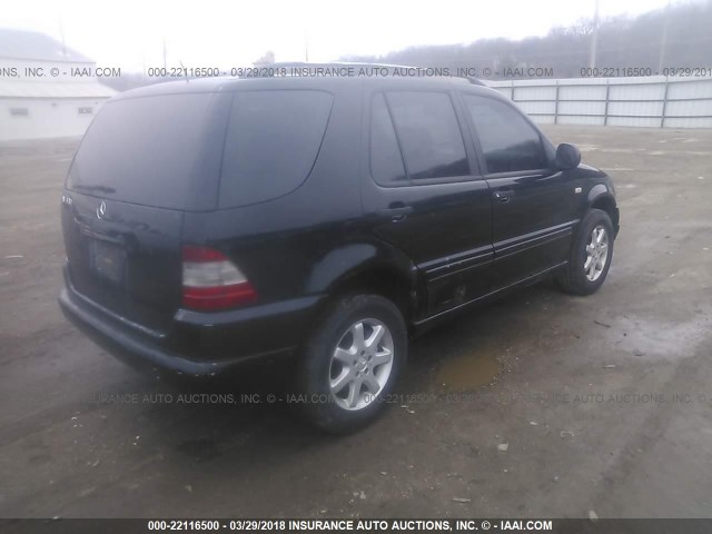 4JGAB72E6YA164838 - 2000 MERCEDES-BENZ ML 430 黑色 照片 4