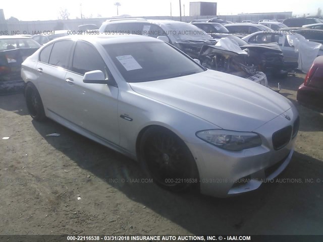 WBAFR7C57CC814422 - 2012 BMW 535 I SILVER photo 1