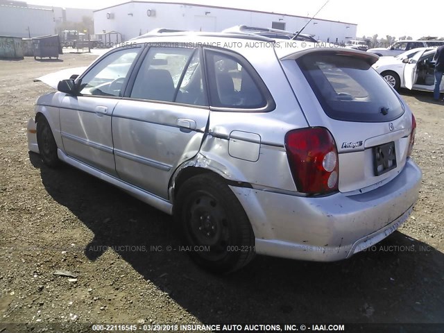 JM1BJ245521534292 - 2002 MAZDA PROTEGE PR5 银色 照片 3