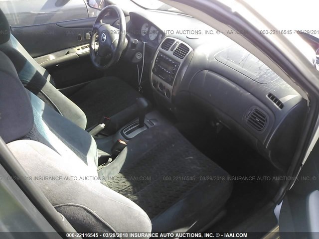 JM1BJ245521534292 - 2002 MAZDA PROTEGE PR5 银色 照片 5