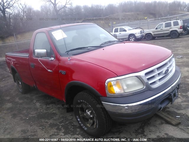 2FTZF1820XCB08848 - 1999 FORD F150 RED photo 1