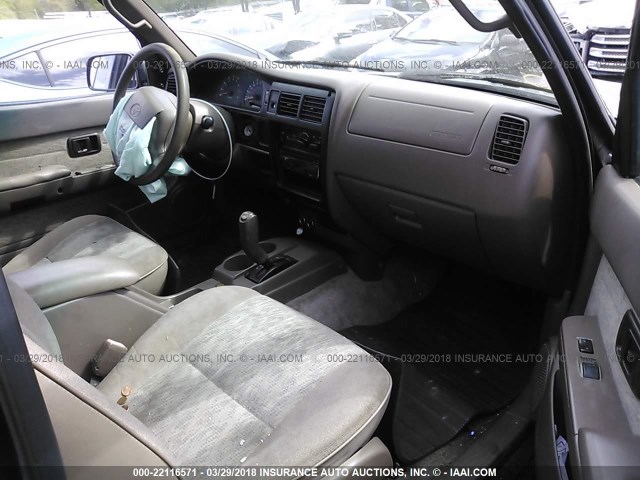 4TASN92N8XZ513148 - 1999 TOYOTA TACOMA XTRACAB PRERUNNER მწვანე ფოტო 5